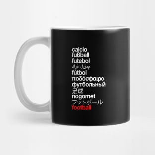 Football, the world game (white) Mug